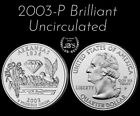 2003 P Arkansas Statehood Quarter Brilliant Uncirculated from OBW Roll *JB's*