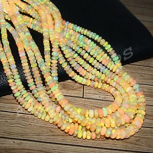 Ethiopian Opal Beads | Faceted Beads | White Opal Beads | Beaded Necklace Np-17