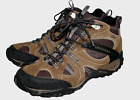 MERRELL Men Yokota WP Hiking Trail Boot Sz 12 Brown Suede Hi-Top Lace Up J086744