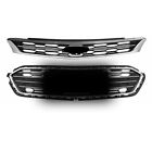 Front Upper Grill Middle Lower Grille For Chevrolet Cruze 2016-2018 Chrome Style (For: 2017 Chevrolet Cruze Premier Sedan 4-Door 1.4L)
