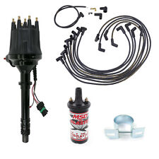 Ready to Run Pro Billet Distributor w/ Coil and Wires, SBC, Black