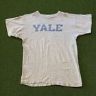 Vintage 80s Yale Bulldogs Champion T-Shirt Size Men’s XL Rayon Made In USA