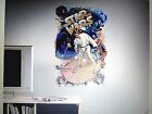 STAR WARS  Mega Mural Wall Stickers  Retro Decor BiG Luke Skywalker Decal