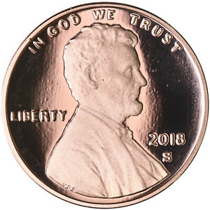 2018 S Lincoln Shield Cent Gem Deep Cameo Proof Penny