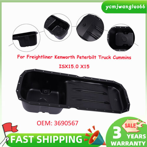 Truck Engine Oil Pan 3690567 4952540 For Cummins ISX15 Diesel Commercial Parts  (For: Peterbilt)