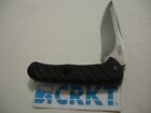 CRKT Intention 7160 Eric Ochs Assisted Flipper Stonewash Modified Tanto Black