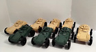 Lot of 8 Processed Plastic Co. Toy Military Vehicles 7190 Armored Scout Turret