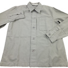 $295 Norse Projects Kyle Sectioned Shirt Jacket in Warm Gray Mens Size Large