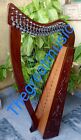 19 Strings Rosewood harp with free set of strings, tuning key and carrying bag