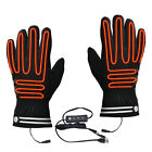 New ListingUSB Heated Gloves Reflective Waterproof Screen Touch Windproof Winter Mitten