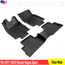 Floor Mats Cargo Liners Carpets for 2017-2022 Nissan Rogue Sport All-Weather TPE