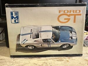 Vintage IMC Ford GT 1/25 Model Kit #104-200 Budd 'The Kat' Anderson Pre-owned