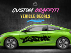 Custom Personalized Graffiti Name Vinyl Sticker Decal | Car Truck Van Motorcycle