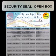 SECUIRTY SEAL OPEN BOX: Tamper Proof Security Sticker (Large) (AvR031)
