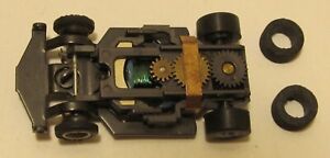 AFX Super III Chassis #1801, Unused with Green Wire Blue Lamination Drag Arm