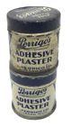 Vtg Perrigo’s Medical Adhesive Plaster Tape Zinc Oxide Tin Lot Empty Allegan MI