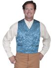 Wahmaker by Scully Floral Silk Double Breasted Vest - Big and Tall - 535344X-ROY