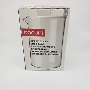 NEW Bodum Spare Glass 1512-10 Replacement Beaker for French Press 12-Cup 51oz