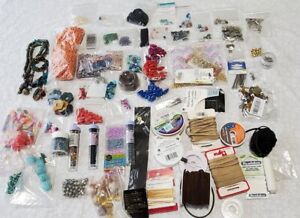 3.5 Lbs Estate Lot of Mixed Beads Mixed Colors and Sizes Craft Jewelry Making