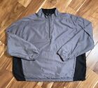 Ping Collection Mens Golf Pullover Jacket Removable Sleeves Size Gray 2XL XXL
