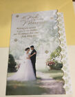 Wedding A Wish For Your Marriage Beautiful 5.5”x8” Large Hallmark Greeting Card