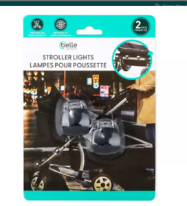 Belle Stroller Lights - 2 Pack NEW IN SEALED PACKAGE - FAST SHIP Night Safety