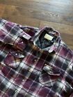 Vintage Melton Outer-Wear FlanneL JACKET Hunting Plaid Men's 2XL TALL