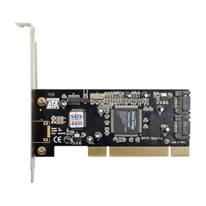 PCI To 2 Port SATA RAID Controller Card Sil3112 chipset SATA PCI Controller Card