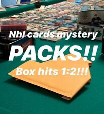 MYSTERY NHL HOCKEY CARDS PACKS! 2+ HITs PER PACK - JERSEYS - AUTOS -1800+ SOLD!!