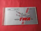 TWA Airlines Passenger's Coupon ~ May, 28 1946 ~ San Fran-NYC-Albany, NY