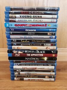 Blu-Ray Movies Lot of 21 Action, Horror, Kids, Disney, Comedy