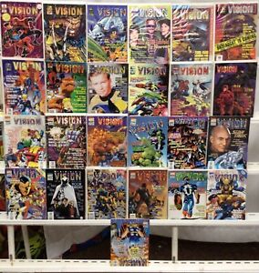 Marvel Comics Vision Magazine Run Lot 1-29 Missing 11,14,21,22 FN 1996