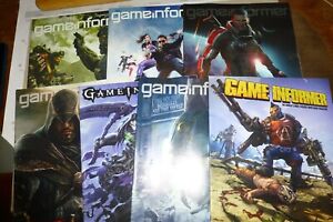 Game Informer Magazine lot of 7 issues 2009-2011 Halo Reach/Assassin's Creed +
