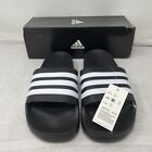 Adidas Adilette Shower Synthetic Slide Sandals Men’s Size 12 Black White NWT