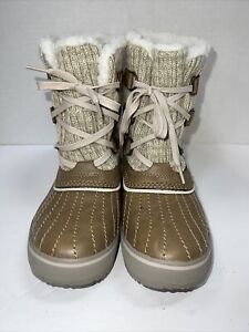 Skechers Boots Women’s Size 9 Brown Snow Boots