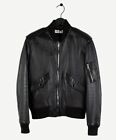Saint Laurent by Hedi Slimane Leather Men Bomber Jacket Size 50IT(M)