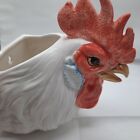 Ceramic Otagiri Japan Chicken Hen Wall Pocket Planter Farm Rooster