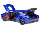 2022 Dodge Challenger R/T Scat Pack Widebody Indigo Blue 1/18 Model Car Autoart
