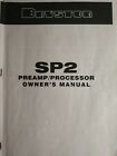 Bryston SP2 Processor original owner's manual