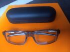 Men's Oakley Trailmix OX8035-0154 Clear  Gray Eyeglasses Frames 54-18