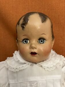 Large Vintage Composition Unmarked Ideal Miracle On 34th Street Doll TLC 24