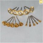 Brass Wire Brush Brushes Wheel Dremel Rotary Tool Accessories 15Pieces
