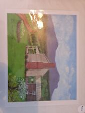 Old Home Place Betty Ann McKinney Stokes County NC Pilot Mountain Signed Print