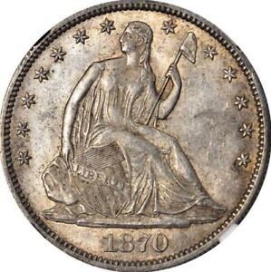 1870-CC Liberty Seated Half Dollar MS62 NGC (#PA3901147003)