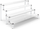 Acrylic Stands for Display, 4 Tier Clear Display Stand Risers Shelf for Cupcakes