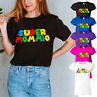 Super Mommio Mother's Day Women's T-Shirts Funny Graphic Gift Gaming Lover Tee