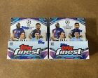 LOT OF 2 2021-22 TOPPS FINEST UEFA CHAMPIONS LEAGUE SOCCER SEALED HOBBY BOX UCL
