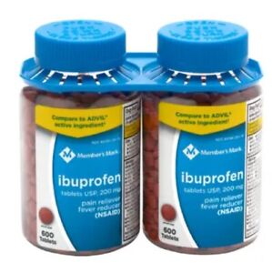 New ListingMember's Mark Ibuprofen, 200 mg. (2 pk., 600 ct./pk.)