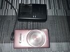Canon Powershot ELPH 115 IS Pink Digital Camera With Battery And Battery Charger