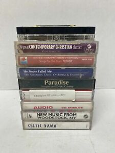 *LOT OF 10* VARIOUS CASSETTE TAPES